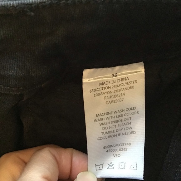 Joe's Jeans The Icon Ankle Tindall Flawless Asymmetrical Raw Hem Black J… - Picture 11 of 11